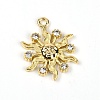 Alloy Glass Rhinestone Pendants FIND-WH0060-36LG-1