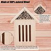 Unfinished Wooden Insects House HJEW-WH0007-02-4