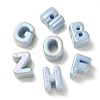 UV Plating Rainbow Iridescent Acrylic Beads OACR-C012-01H-1-2