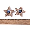 Handmade Polymer Clay & Rhinestone & Resin Big Pendants FIND-Q123-02A-3
