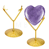 Iron Moon Mineral Rock Display Stands ODIS-WH0030-240G-1