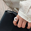 Moon Brass Cuff Open Rings for Women WGAAC34-01-2