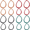 30Pcs 5 Style Spray Painted Alloy Pendants FIND-BC0003-21-1