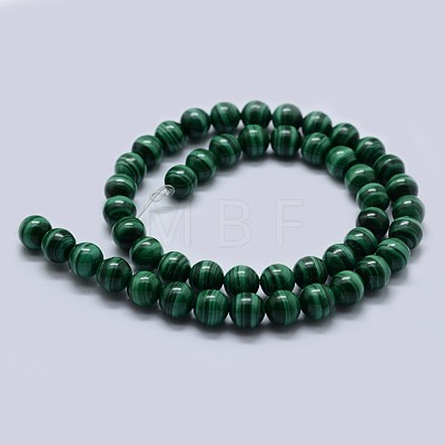Natural Malachite Beads Strands G-F571-27AA1-4mm-1