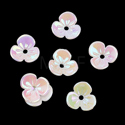 UV Plating Opaque Acrylic Bead Cap OACR-K001-44A-1