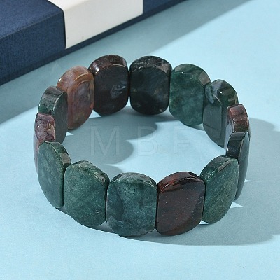 Natural Rose Quartz Beads Stretch Bracelets for Women Men BJEW-I323-02I-1