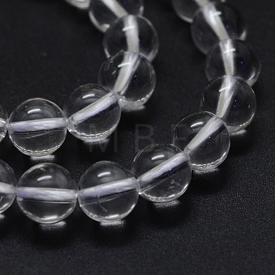 Natural Quartz Crystal Beads Strands G-K285-04-6mm-1
