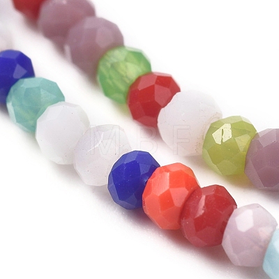 Imitation Jade Glass Beads Strands GLAA-E415-01A-1