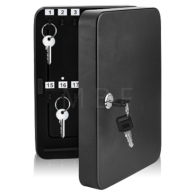 28 Key Wall Mounted Safe Security Iron Boxes CON-WH0089-234-1