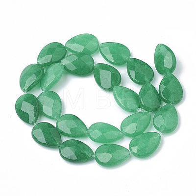 Natural White Jade Beads Strands G-S292-21-1-1