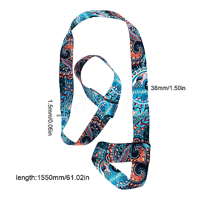 Polyester Yoga Mat Strap AJEW-WH0189-78-1