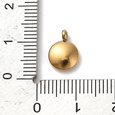 304 Stainless Steel Black Enamel Charms STAS-R009-01G-E-1