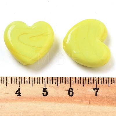 Heart Handmade Lampwork Beads LAMP-U003-01L-1