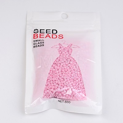 8/0 Opaque Colours Round Glass Seed Beads X-SEED-A010-3mm-55-1