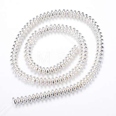 Electroplate Non-magnetic Synthetic Hematite Bead Strands G-Q465-11S-1