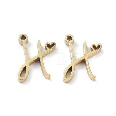 304 Stainless Steel Charms STAS-M327-02G-H-1