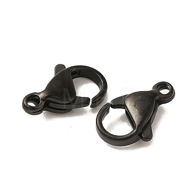 Ion Plating(IP) 304 Stainless Steel Lobster Claw Clasps STAS-AB11-B-1