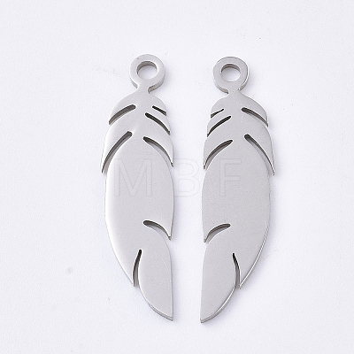 Tarnish Resistant 201 Stainless Steel Pendants LS-STAS-T045-45P-1