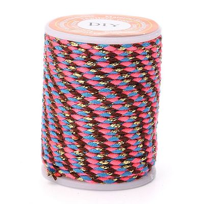 4-Ply Polycotton Cord with Metallic Thread X1-OCOR-Z003-D31-1