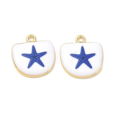 Printed Brass Pendants KK-CBAF9BC-04G-1