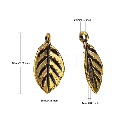 Tibetan Style Alloy Pendants PALLOY-A15388-AG-1