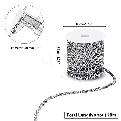 3-Ply Polyester Cord OCOR-WH0033-17E-WH-1