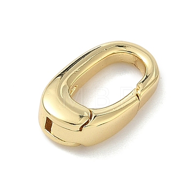 Brass Spring Gate Rings KK-G548-07B-G-1