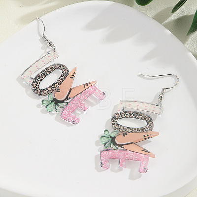 Easter Acrylic Dangle Earrings FS-WG3CEAB-01-1