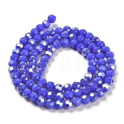 Opaque Glass Beads Stands EGLA-A035-P6mm-B07-1
