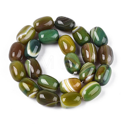 Natural Agate Beads Strands G-N356-02A-05-1