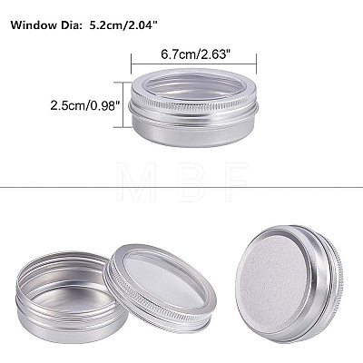 Round Aluminium Tin Cans CON-BC0004-25-60ml-1
