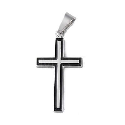 304 Stainless Steel Enamel Pendants STAS-G346-43P-1