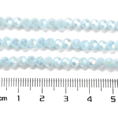 Opaque Glass Beads Stands EGLA-A035-P4mm-B10-1