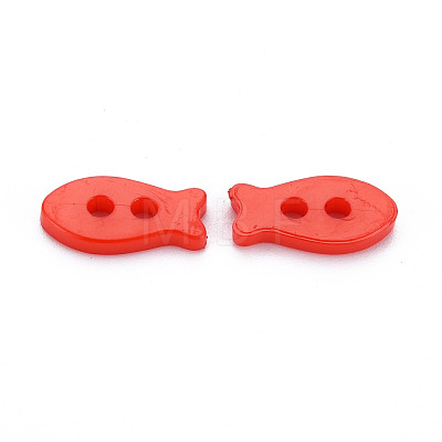 2-Hole Plastic Buttons BUTT-N018-051-1