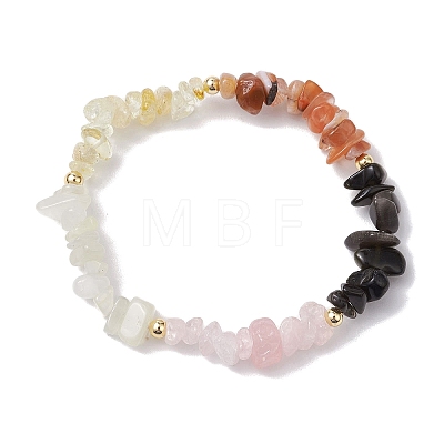 Scorpio Guardian Gemstone Stretch Bracelets BJEW-JB11108-10-1