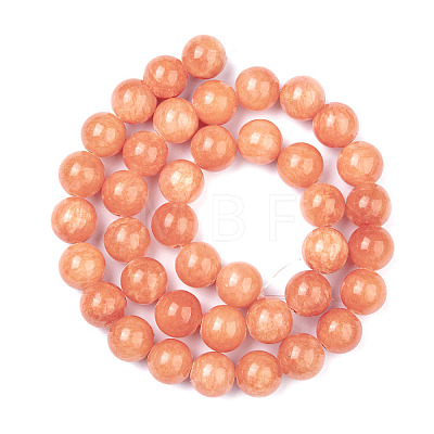 Natural Mashan Jade Beads Strands DJAD-10D-18-2-1