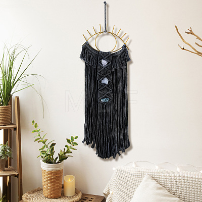 Handmade Cotton Cord Macrame Wall Hanging Ornaments PW-WG20F8D-02-1