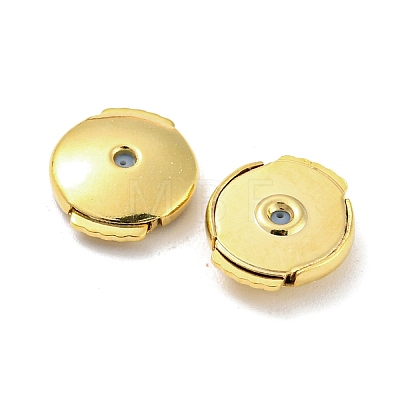 Rack Plating Brass Ear Nuts KK-F864-07G-1