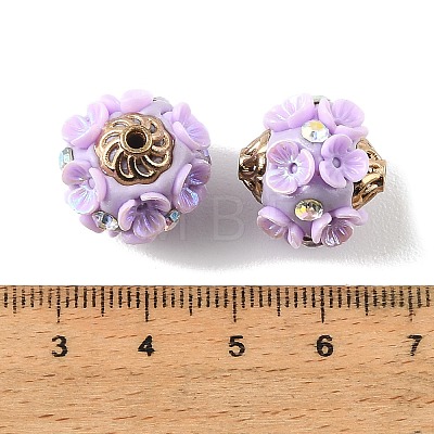 Handmade Polymer Clay Indonesia Beads PY-CBAAA14-12KCG-02-1