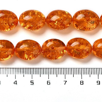 Resin Imitation Amber Beads Strands RESI-Z017-03-1