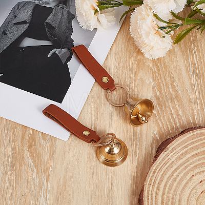 2Pcs PU Leather Pendant Decorations HJEW-ME00132-1
