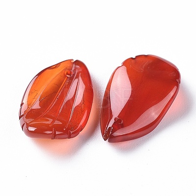 Natural Carnelian/Red Agate Pendants G-F697-C03-1