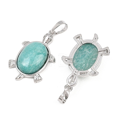 Natural Amazonite Pendants G-A315-03D-P-1