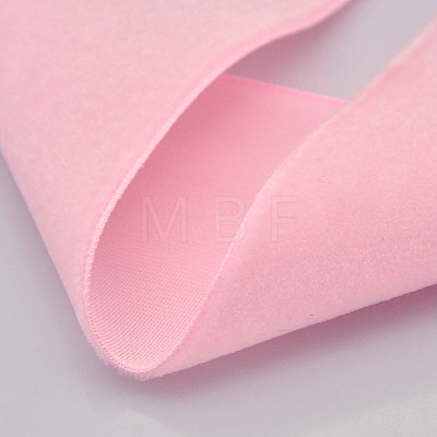 Polyester Velvet Ribbon for Gift Packing and Festival Decoration SRIB-M001-7mm-123-1