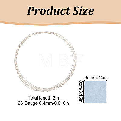 2M Half Hard 925 Sterling Silver Wire STER-GO0001-31-1