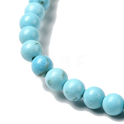 Dyed & Heated Natural Magnesite Beads Strands G-G924-01B-04-1