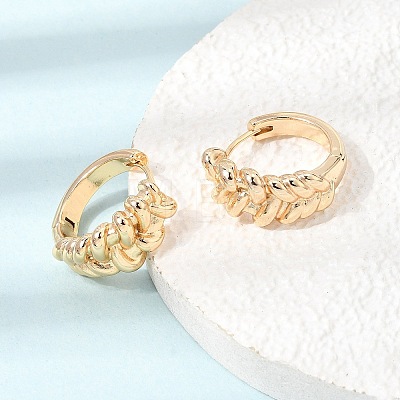 Brass Hoop Earrings for Women KK-CBACA55-14G-1