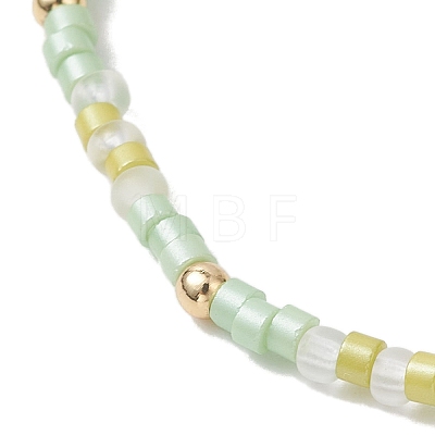 2Pcs Glass Seed Beaded Stretch Bracelets Sets for Women BJEW-MZ00296-03-1