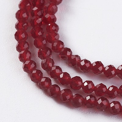 Glass Beads Strands X-EGLA-E057-02B-14-1