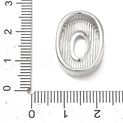 Brass Initial Beads KK-B167-27P-01O-1
